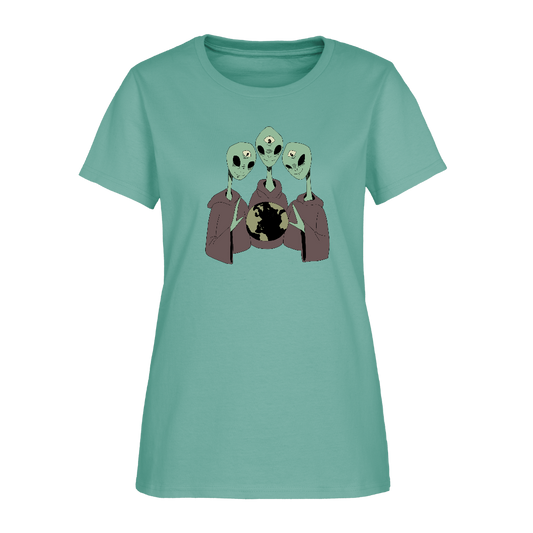 Alien Overlords Women's T-Shirt - aquatic