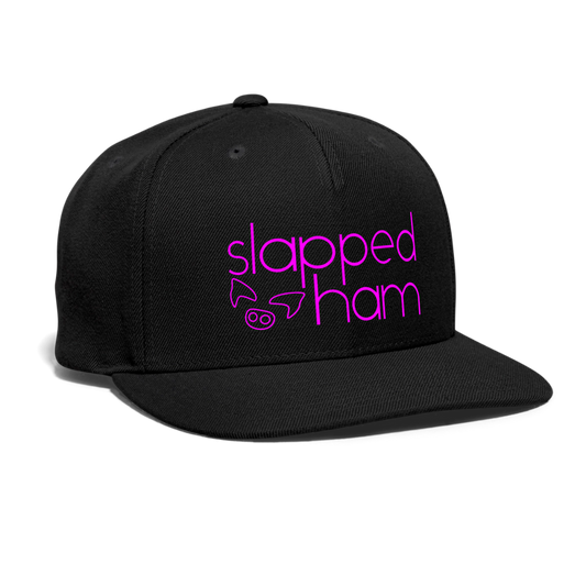 Limited Edition - Slapped Ham Snapback Baseball Cap - black
