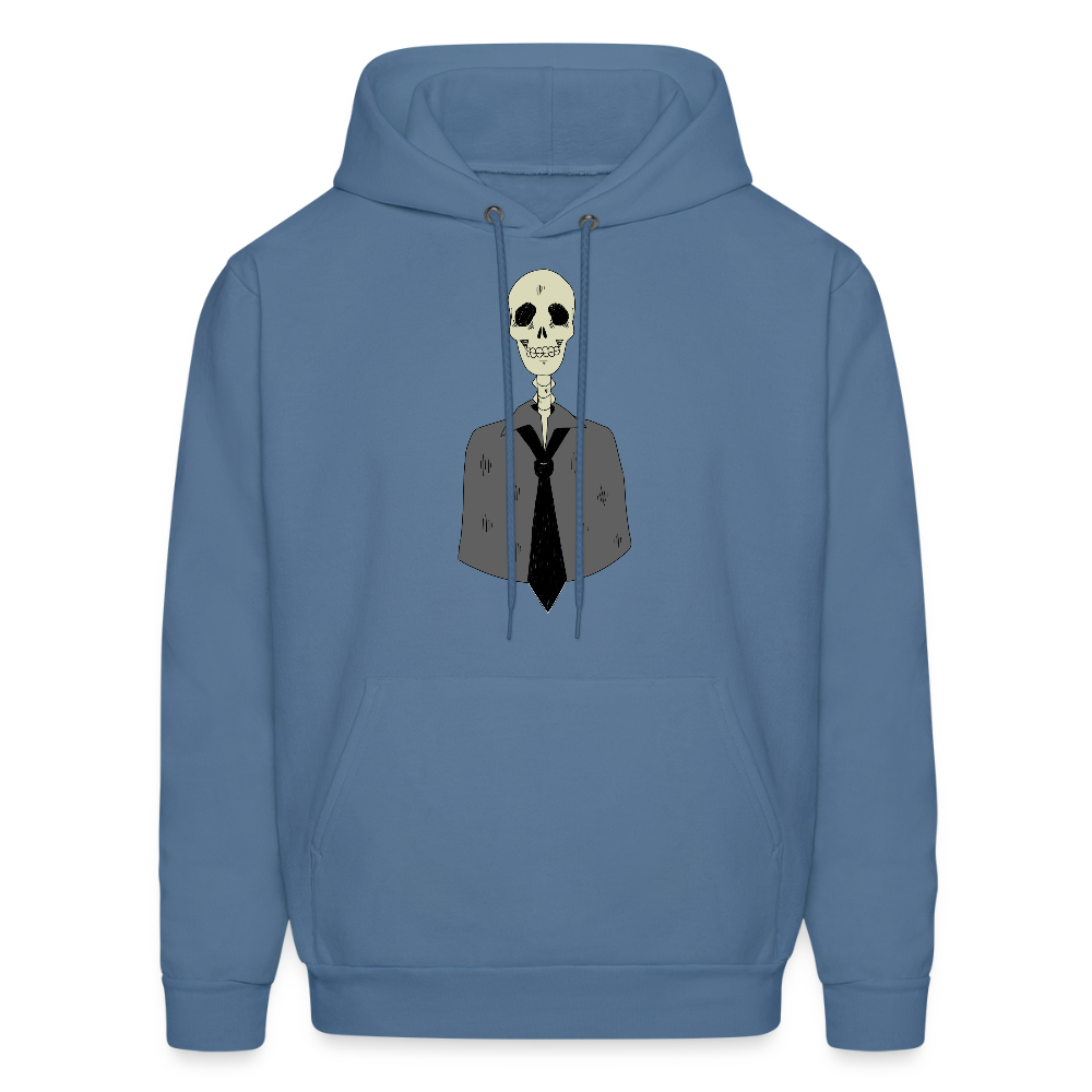 The Skeleton Men's Hoodie - denim blue