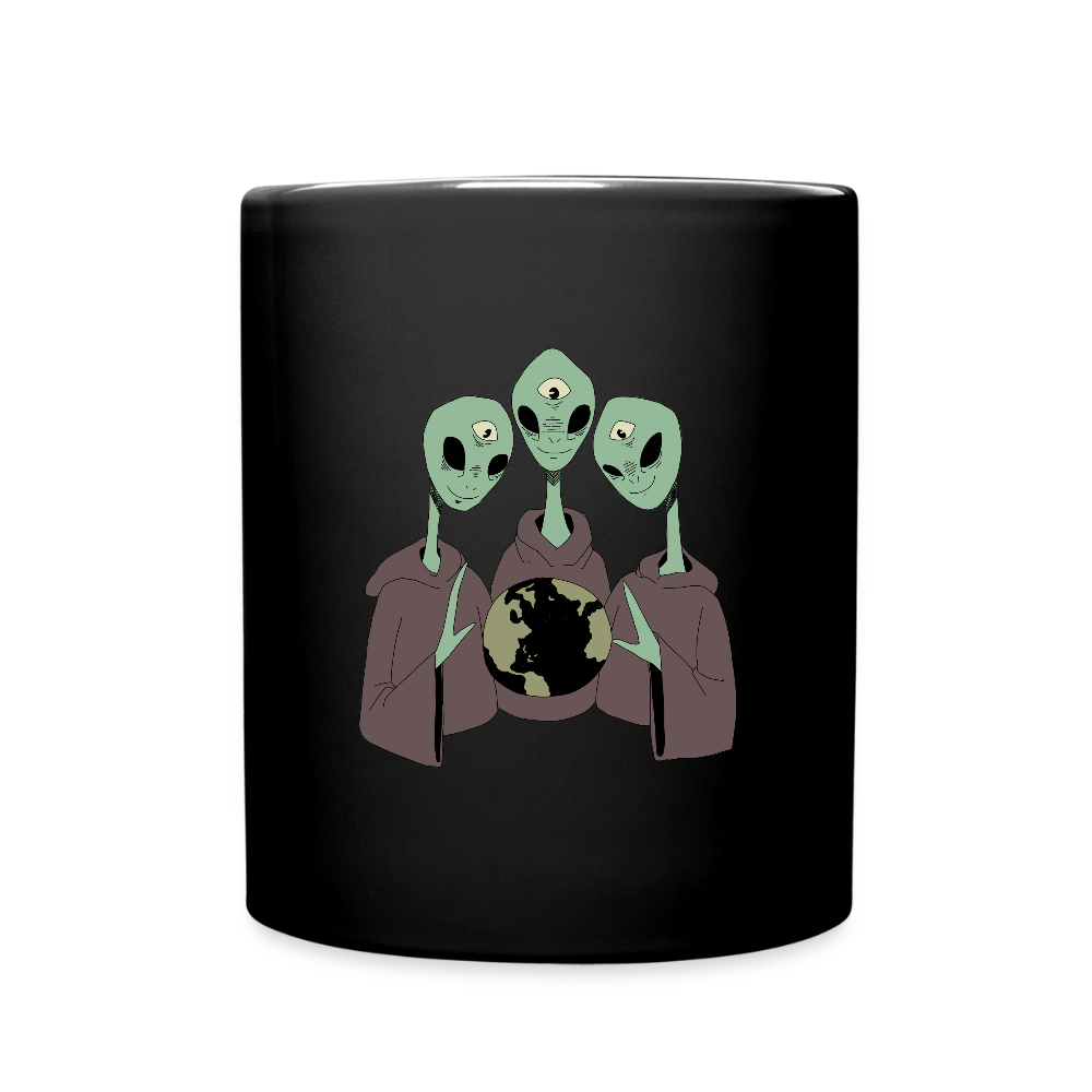 Alien Overlords Full Color Mug - black