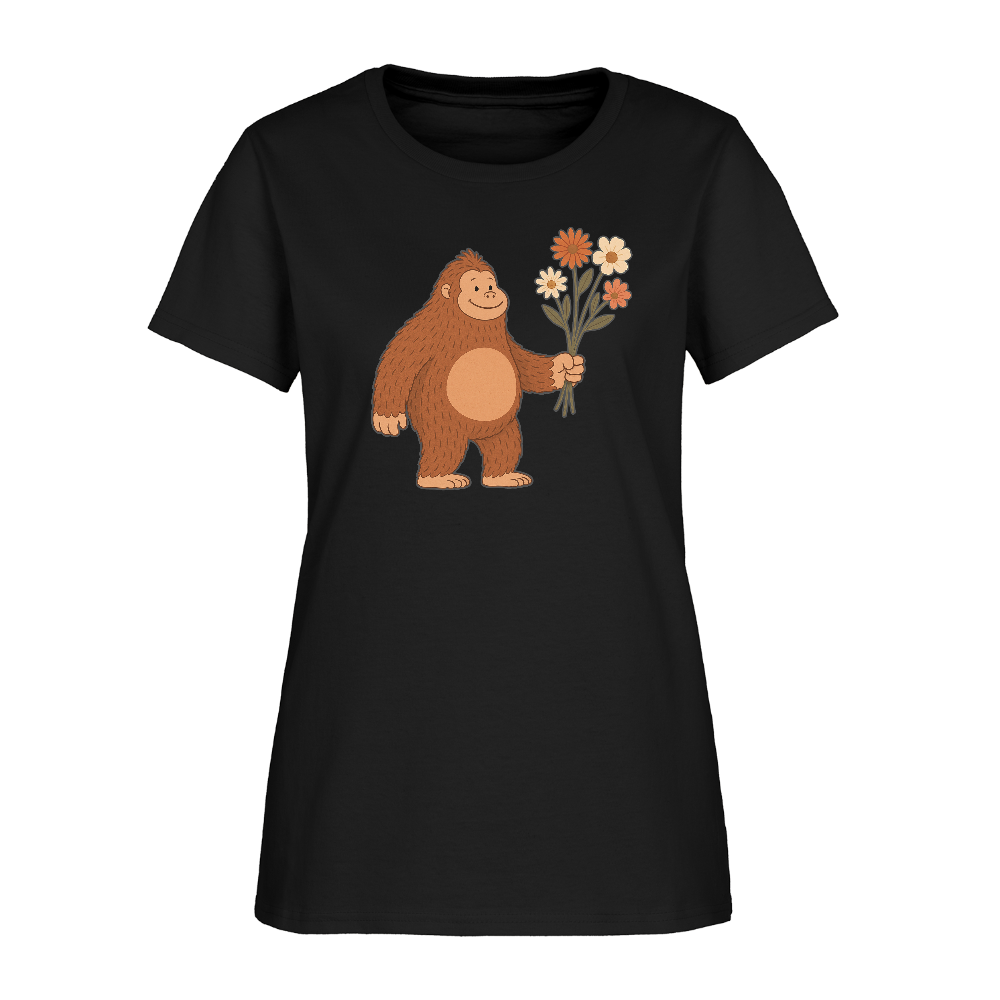 Bigfoot’s Bouquet Women's T-Shirt - black