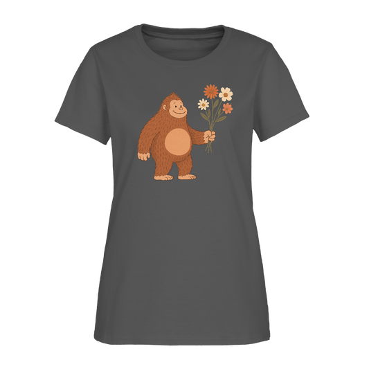 Bigfoot’s Bouquet Women's T-Shirt - charcoal