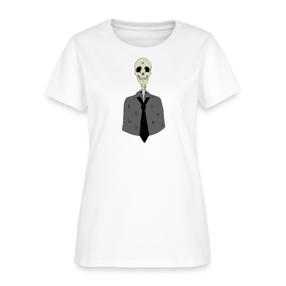 The Skeleton Women's T-Shirt - white