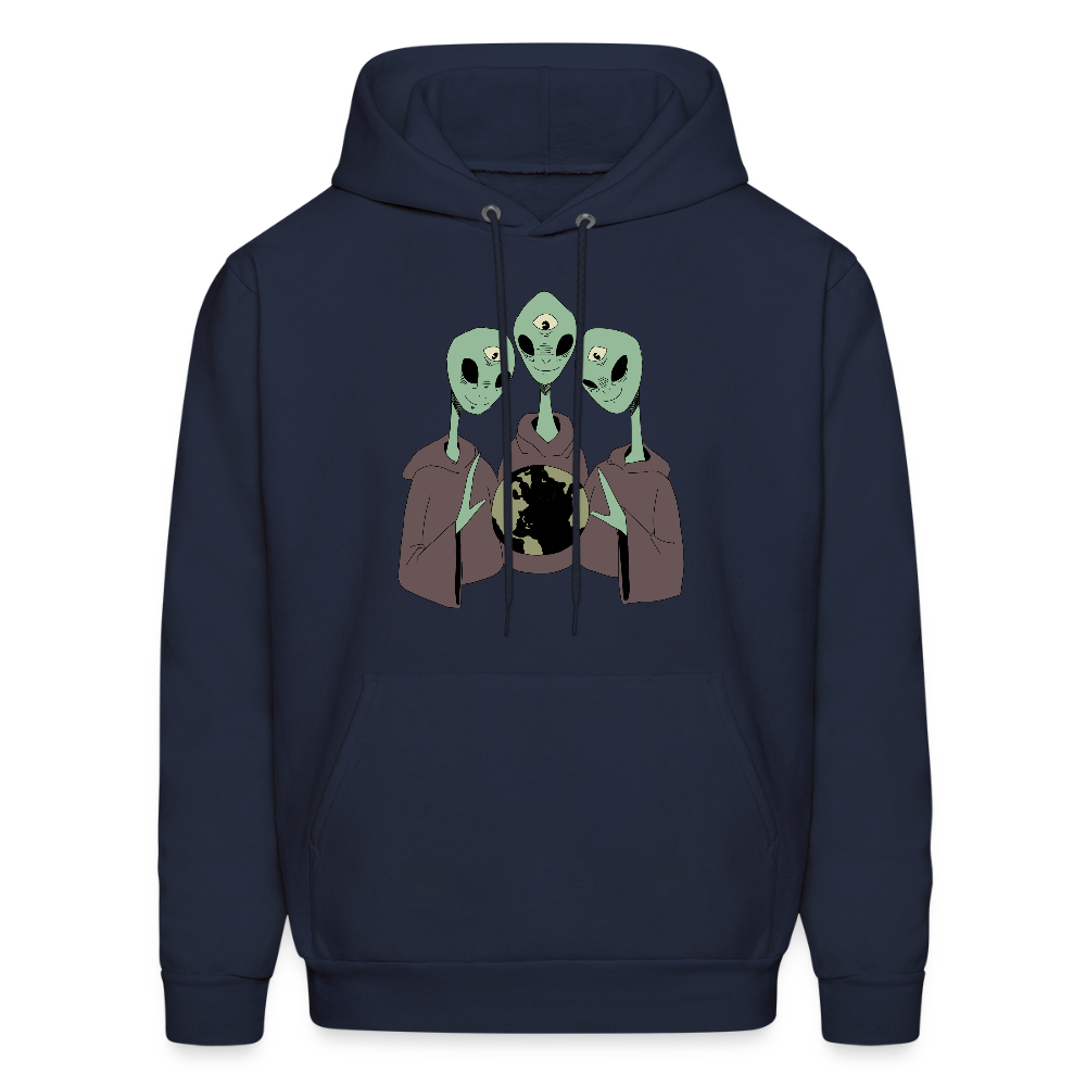 Alien Overlords Men's Hoodie - navy
