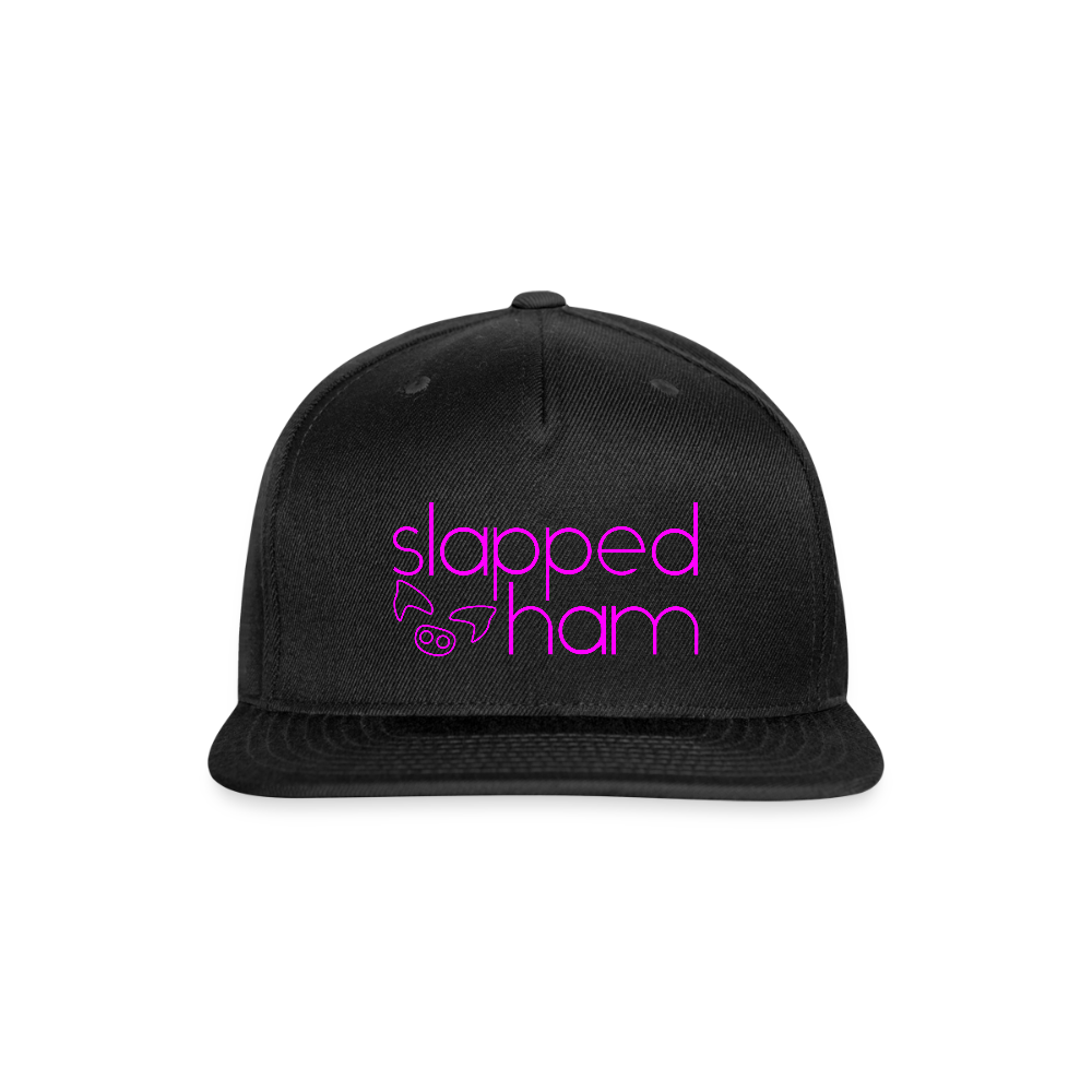 Limited Edition - Slapped Ham Snapback Baseball Cap - black