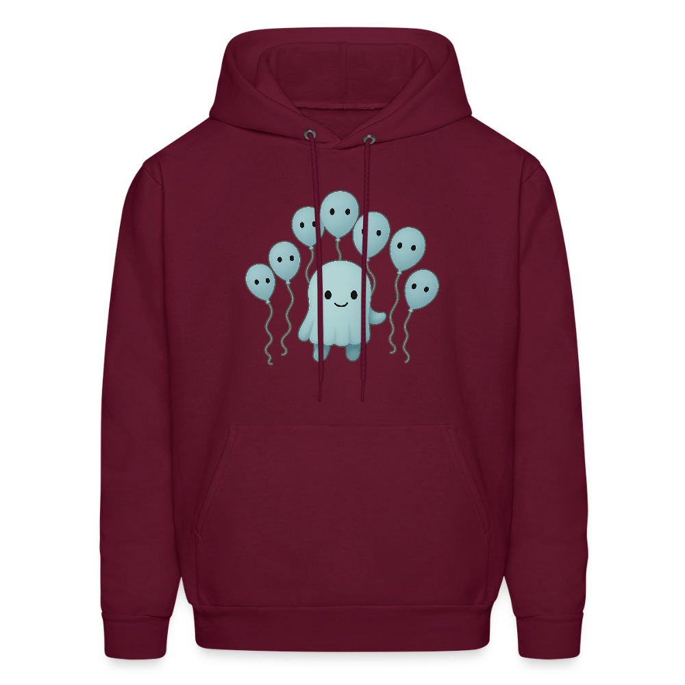The Good Ghost Men's Hoodie - burgundy