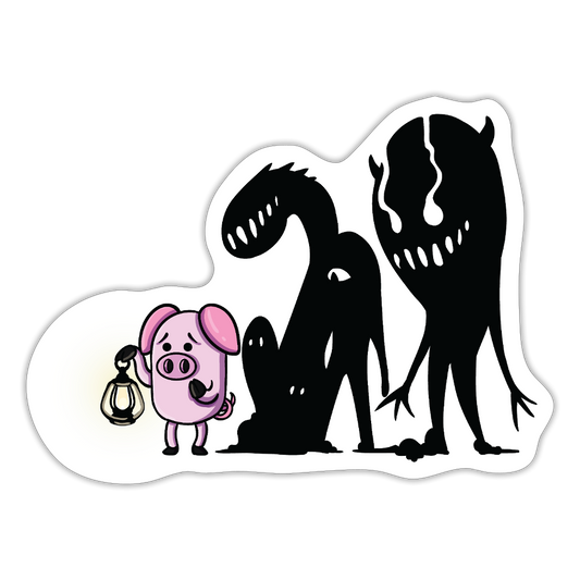 The Darkness Sticker - white matte