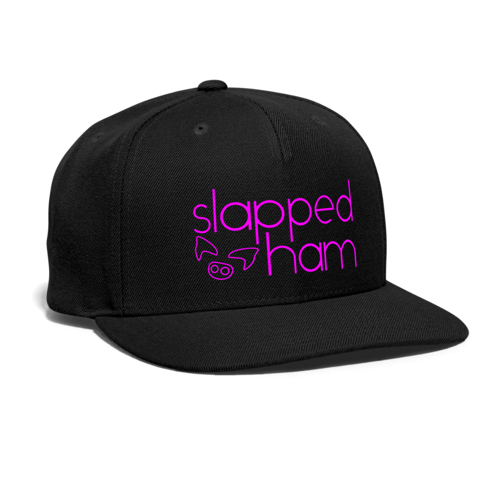 Limited Edition - Slapped Ham Snapback Baseball Cap - black