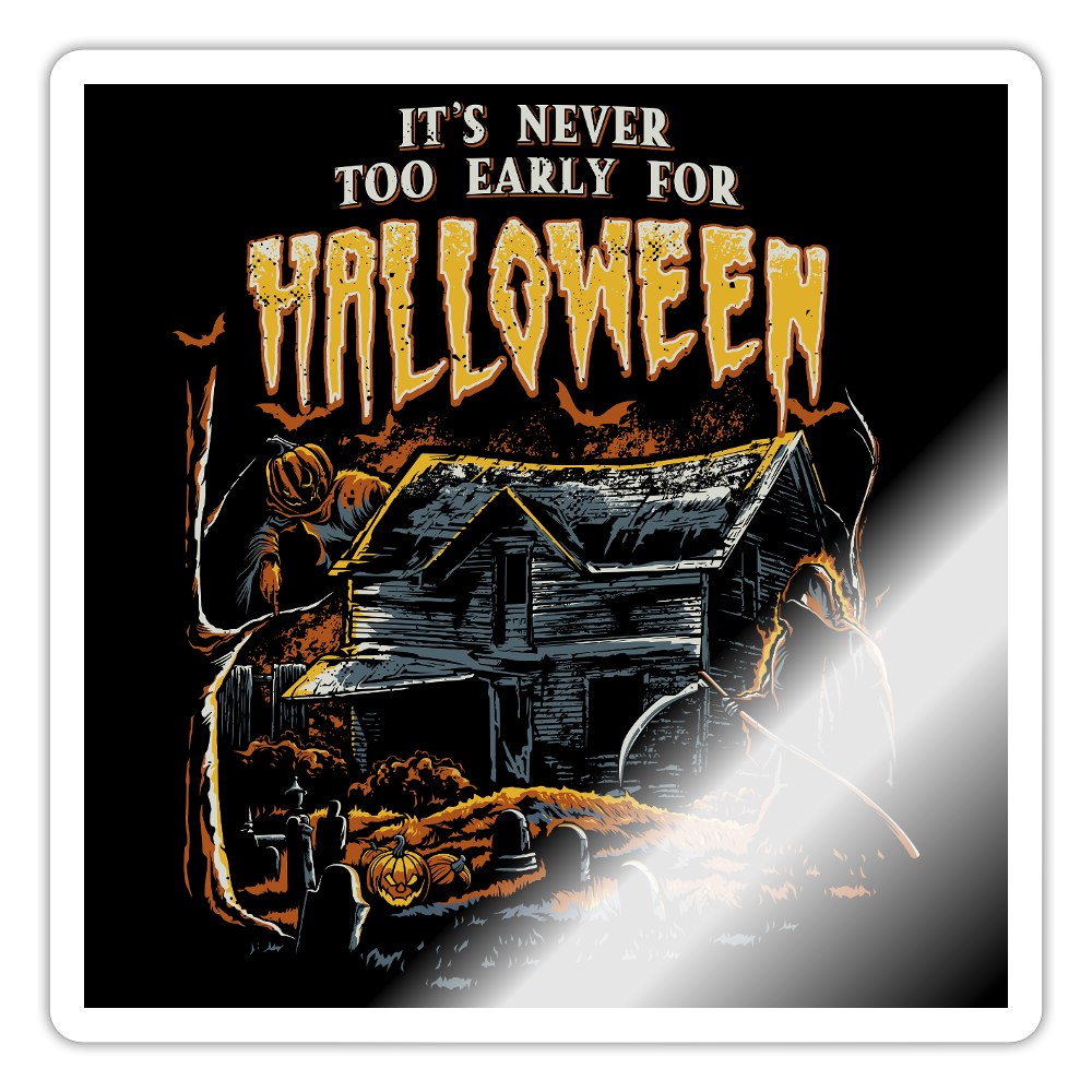 Halloween Sticker - white glossy