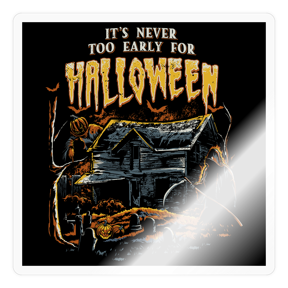 Halloween Sticker - transparent glossy