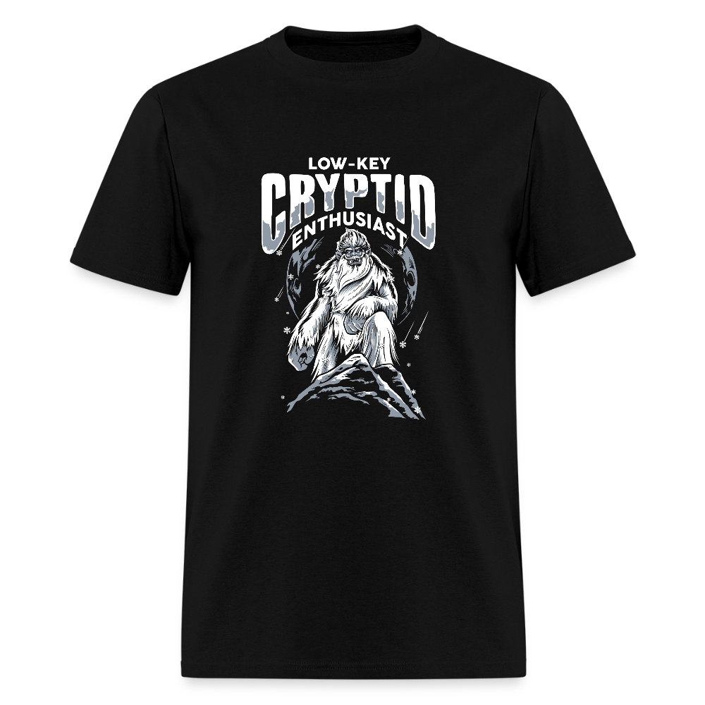 Low-Key Cryptid Enthusiast Men's T-Shirt - black