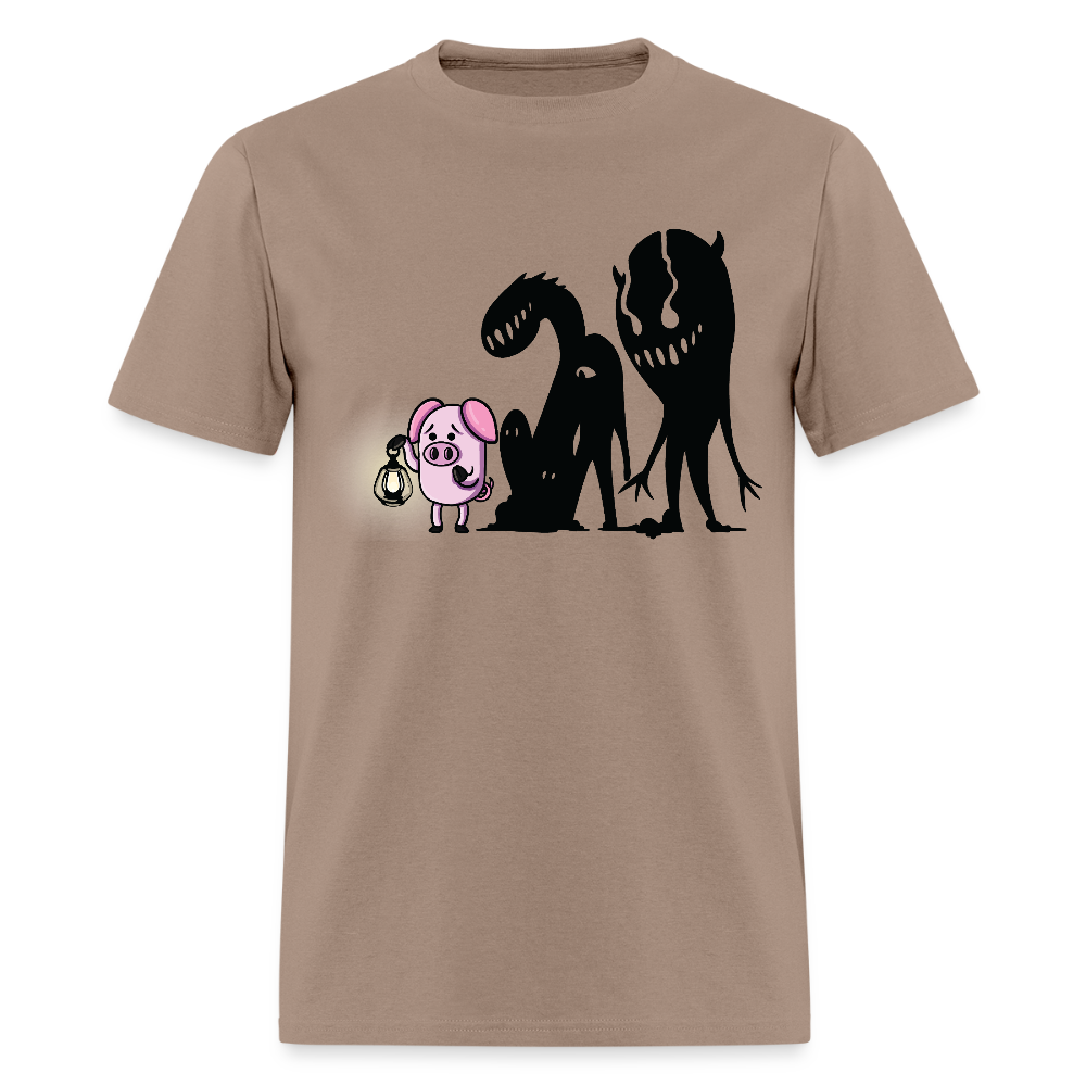 The Darkness Men's T-Shirt - brown savana