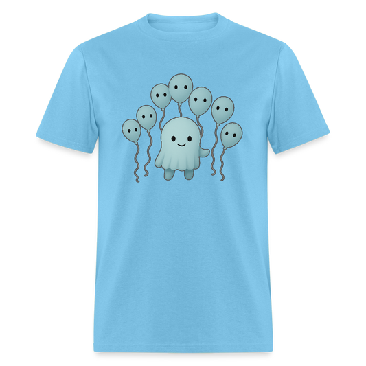 The Good Ghost Men's T-Shirt - aquatic blue