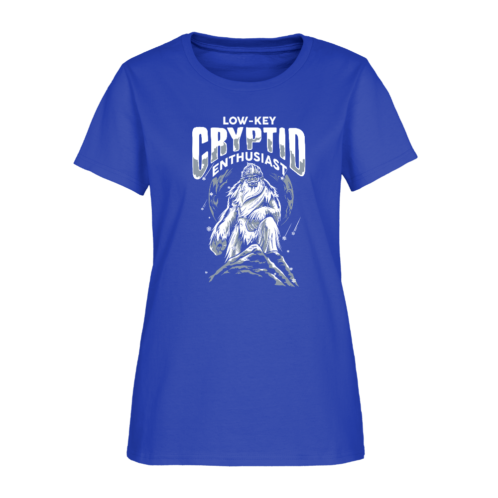 Low-Key Cryptid Enthusiast Women's T-Shirt - royal blue