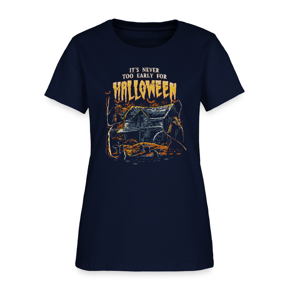 Halloween Women's T-Shirt - navy