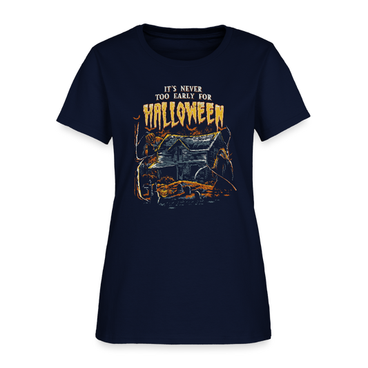 Halloween Women's T-Shirt - navy