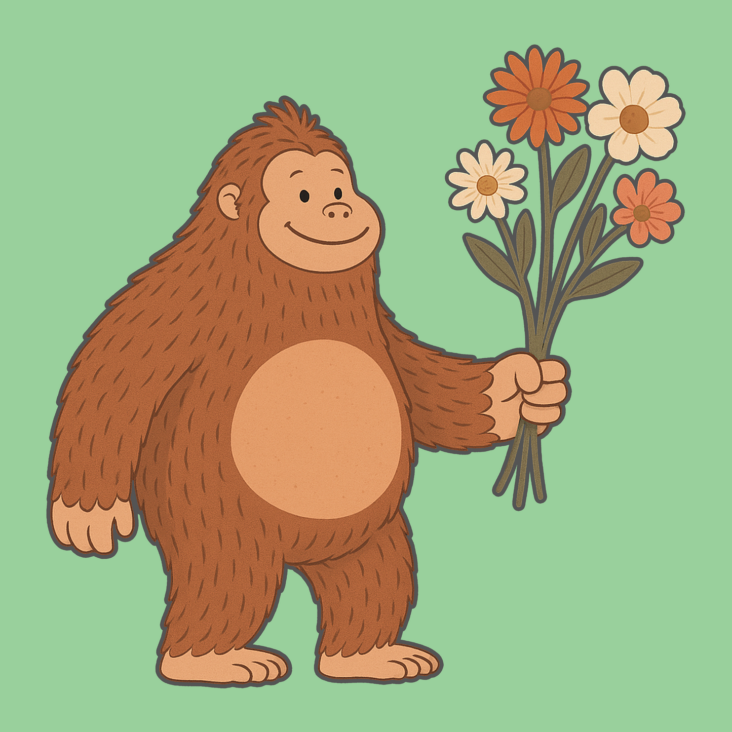 Bigfoot’s Bouquet Men's T-Shirt