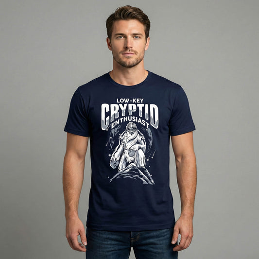 Low-Key Cryptid Enthusiast Men's T-Shirt