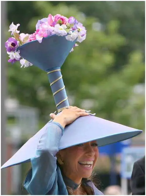 Silly flower hat