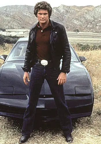 the Hoff and KIT in Knight Rider.