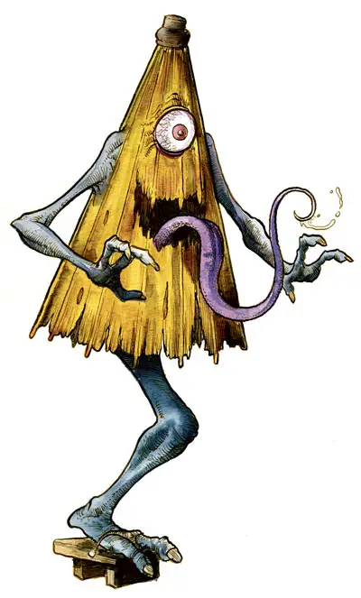 Kasa obake is one of the mythological creatures that defy description.