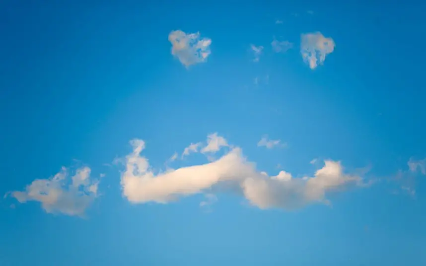 Moustache man is part of the Clouds That Look Like Things