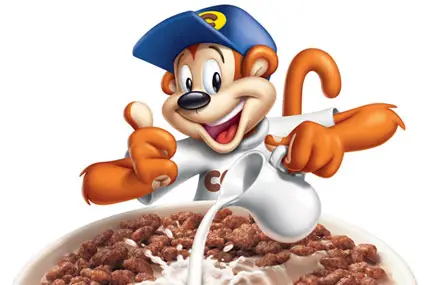 Coco the monkey was a cereal mascot