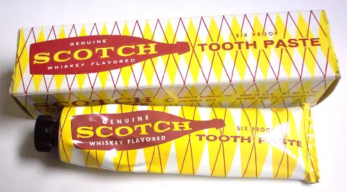 An example of odd toothpaste flavours