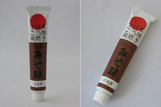 An example of odd toothpaste flavours