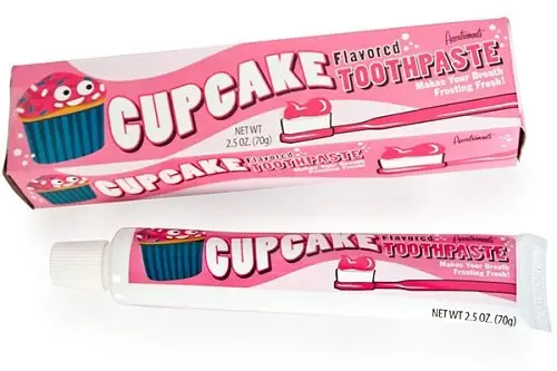 An example of odd toothpaste flavours