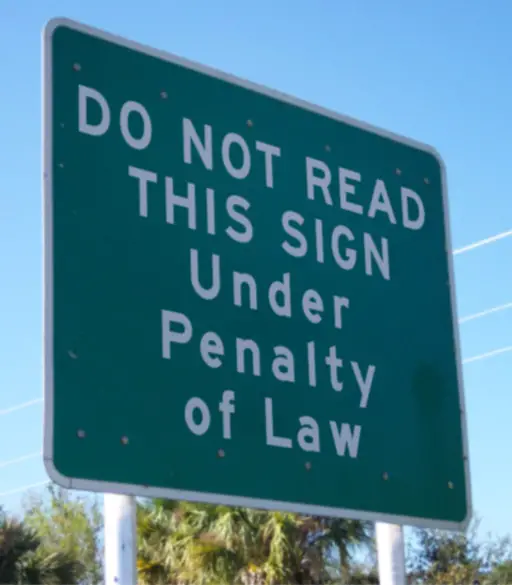 An example of ridiculous laws from around the world