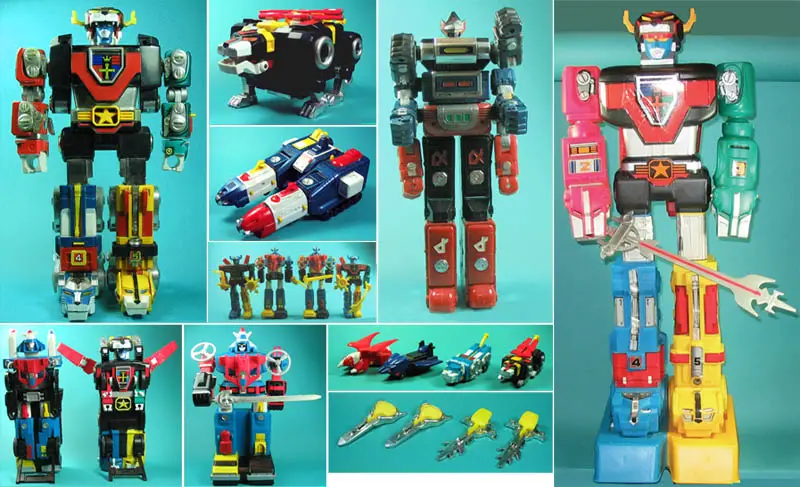 voltron toys 1980s