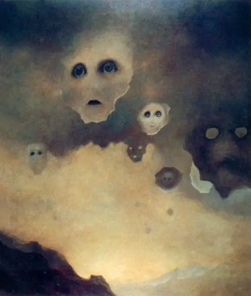 Zdzislaw Beksinski creates some of the most disturbing pieces of art.
