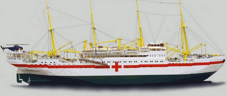 100,000 pieces of Lego to make the MS Jutlandia replica