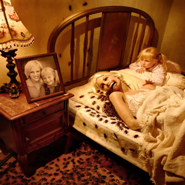 Joshua Hoffine's Bedside is the most disturbing piece of art.