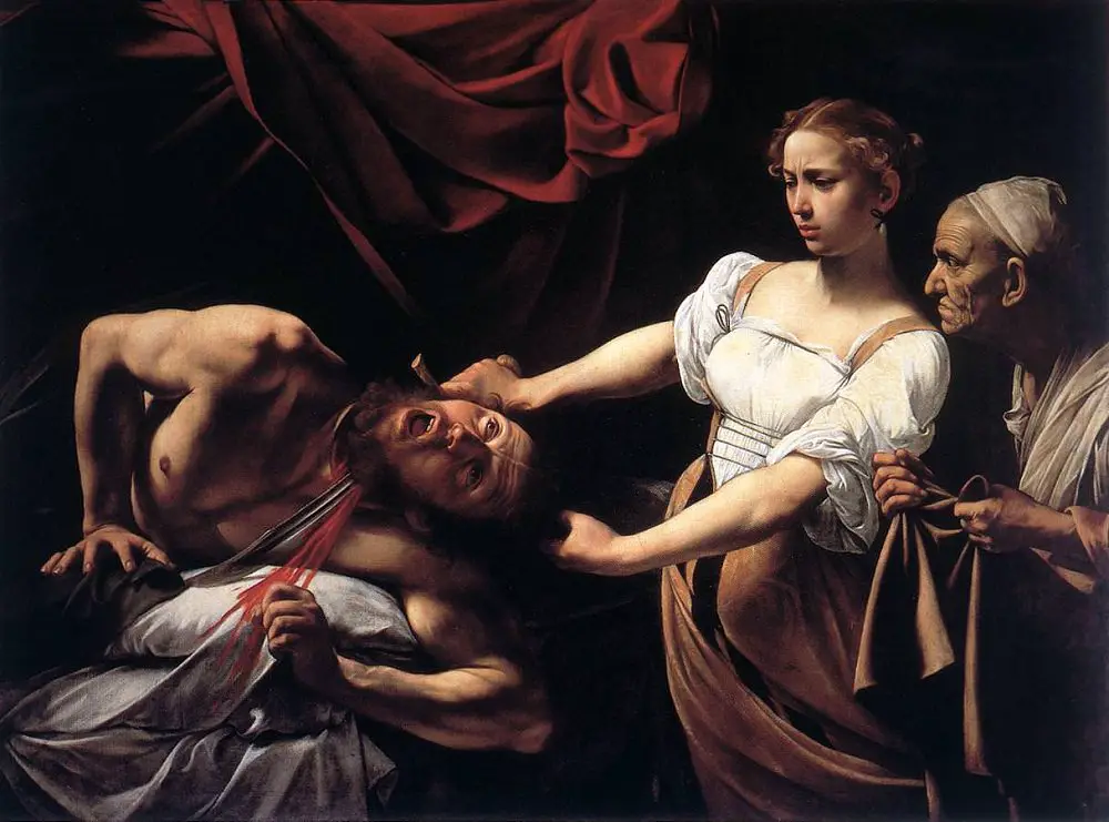 Caravaggio's Judith Beheading Holofernes is one of the most disturbing pieces of art.