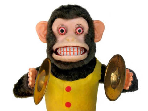 The Musical Jolly Chimp toy - 10 Creepiest Toys Ever Created