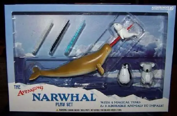 The Avenging Narwhal play set - 10 Creepiest Toys Ever Created
