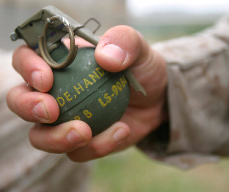 Marijuana in a grenade found at Denver International Airport - 10 Strangest Things Found By Airport Security