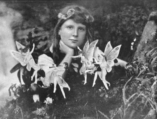 One of five photos of the Cottingley Fairies - 8 Greatest Hoaxes Of All Time