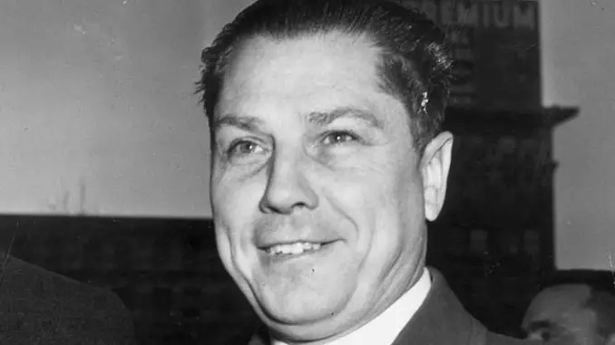 Infamous union boss Jimmy Hoffa - 10 Famous People That Mysteriously Vanished