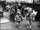 This real photo with a creep backstory is of children wearing gas masks in World War 2
