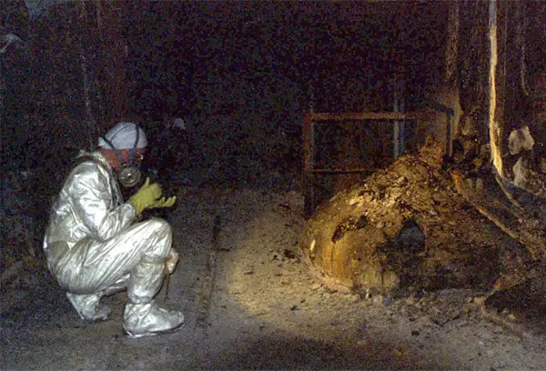 This real photo with a creepy backstory is the elephant's foot in Chernobyl 