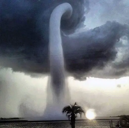 A waterspout - 20 Shocking Weather Facts You Probably Don't Know
