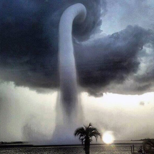 A waterspout - 20 Shocking Weather Facts You Probably Don't Know