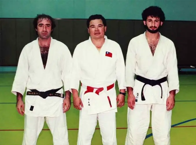 Osama bin Laden during a judo lesson - 10 REAL Photos That Are Hiding A Dark Secret