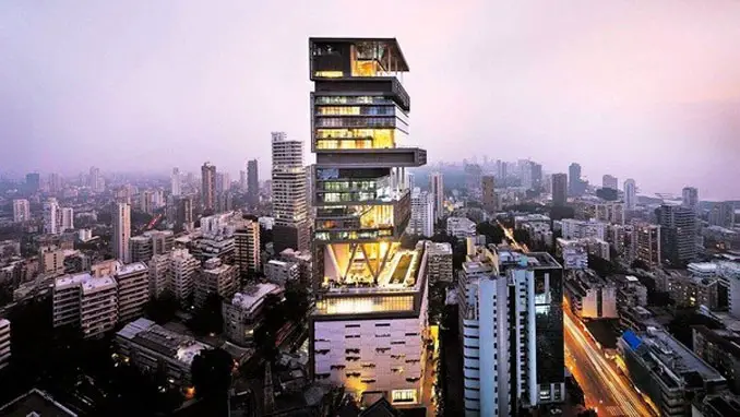 Antilia in Mumbai, India is the world's most expensive house.