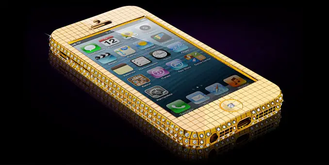 The iPhone 4S Elite Gold is the world's most expensive mobile phone.