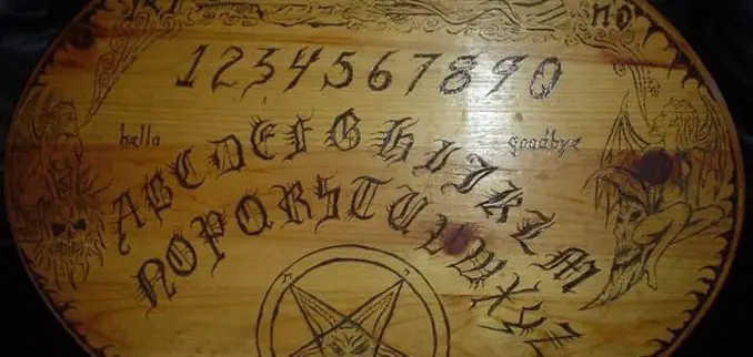 A construction worker discovered a 100 year old Ouija Board in the walls of an old house.