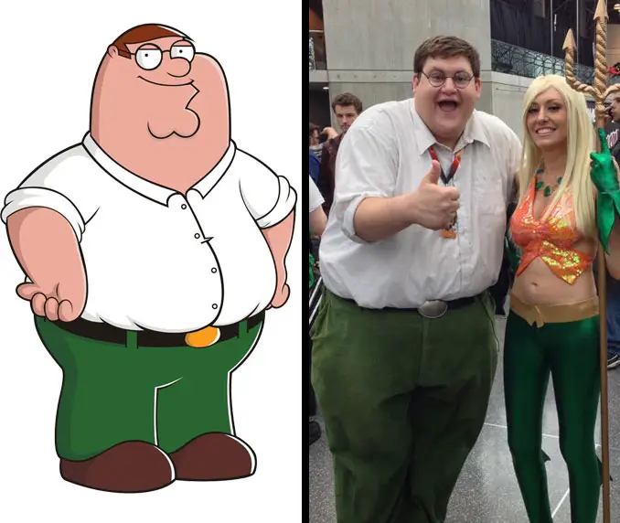 Peter Griffin and Robert Franzese.